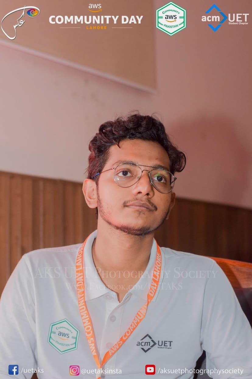 Sharjeel Yunus at AWS Community Day 2022